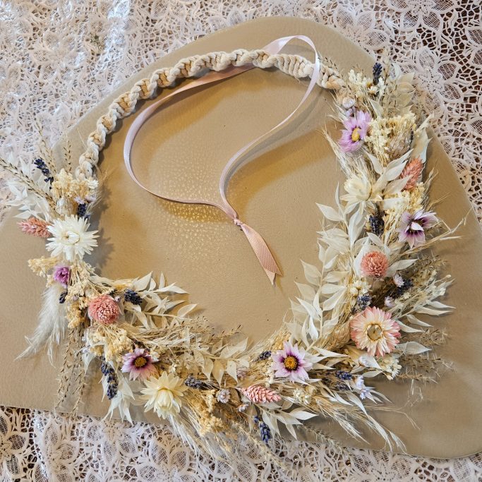 JGA Abschied / Junggesellenabschied im Kreativraum Wildschön Meißen Trockenblumen Workshop
