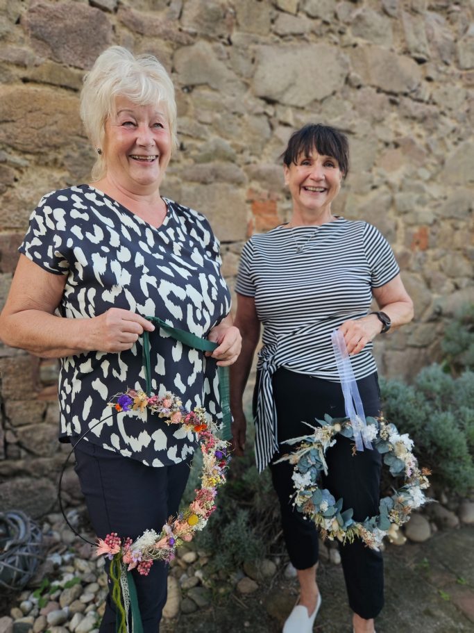 Kreativraum Wildschön Meißen Trockenblumen Workshop