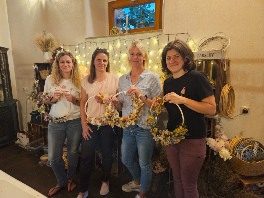 Kreativraum Wildschön Meißen Trockenblumen Workshop