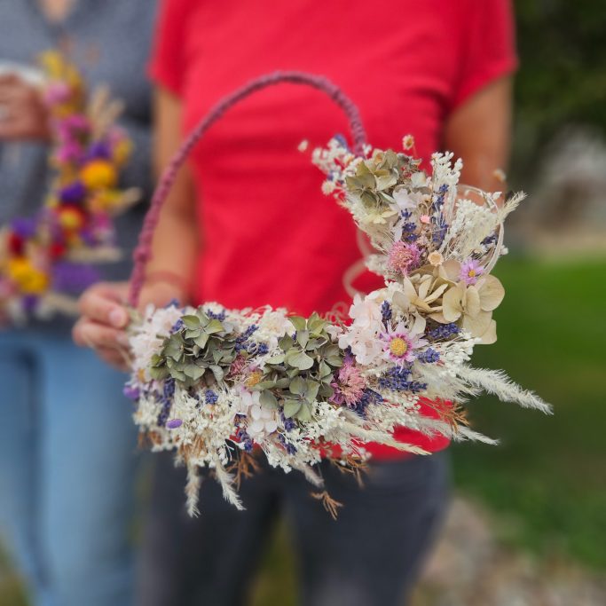 Kreativraum Wildschön Meißen Trockenblumen Workshop