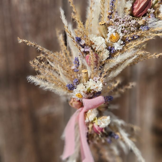 JGA Abschied / Junggesellenabschied im Kreativraum Wildschön Meißen Trockenblumen Workshop