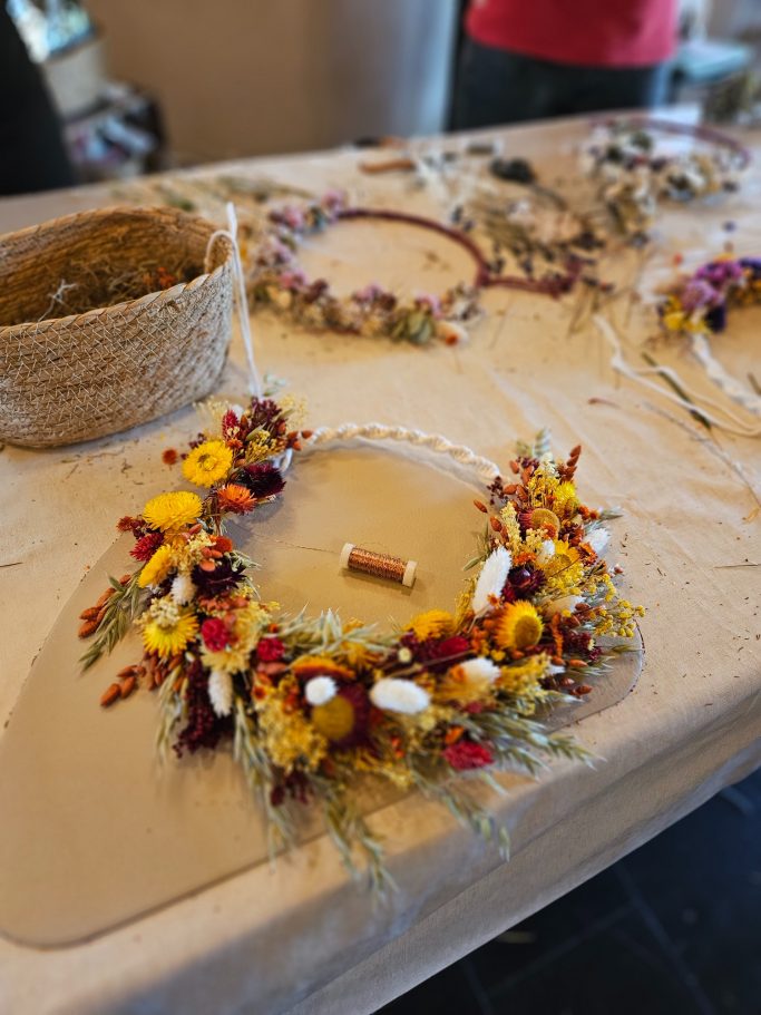 Kreativraum Wildschön Meißen Trockenblumen Workshop