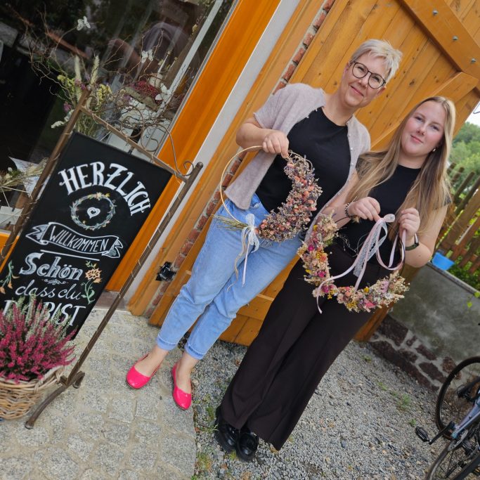 Kreativraum Wildschön Meißen Trockenblumen Workshop