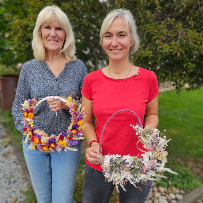 Kreativraum Wildschön Meißen Trockenblumen Workshop