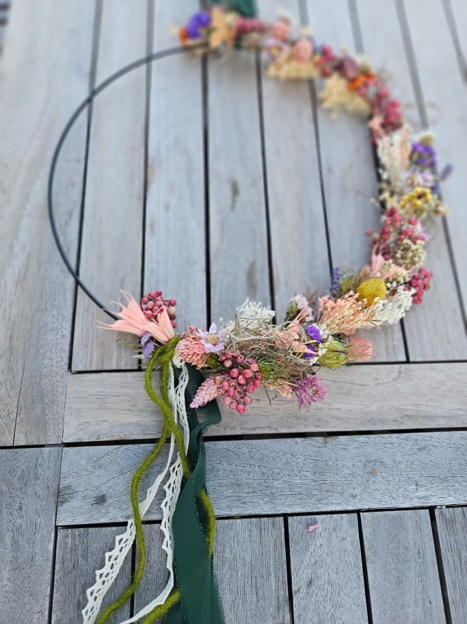 Kreativraum Wildschön Meißen Trockenblumen Workshop