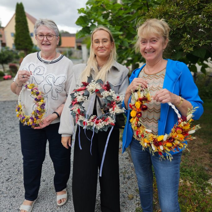 Kreativraum Wildschön Meißen Trockenblumen Workshop